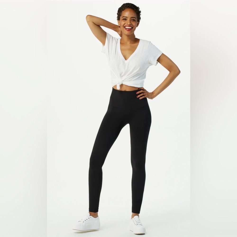 Spanx Look at Me Now High-Waisted Seamless Leggings Size 1X NWT! Black Pants - Picture 2 of 16